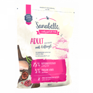 УТ0008947 Корм для кошек Adult с птицей сух. 400г SANABELLE