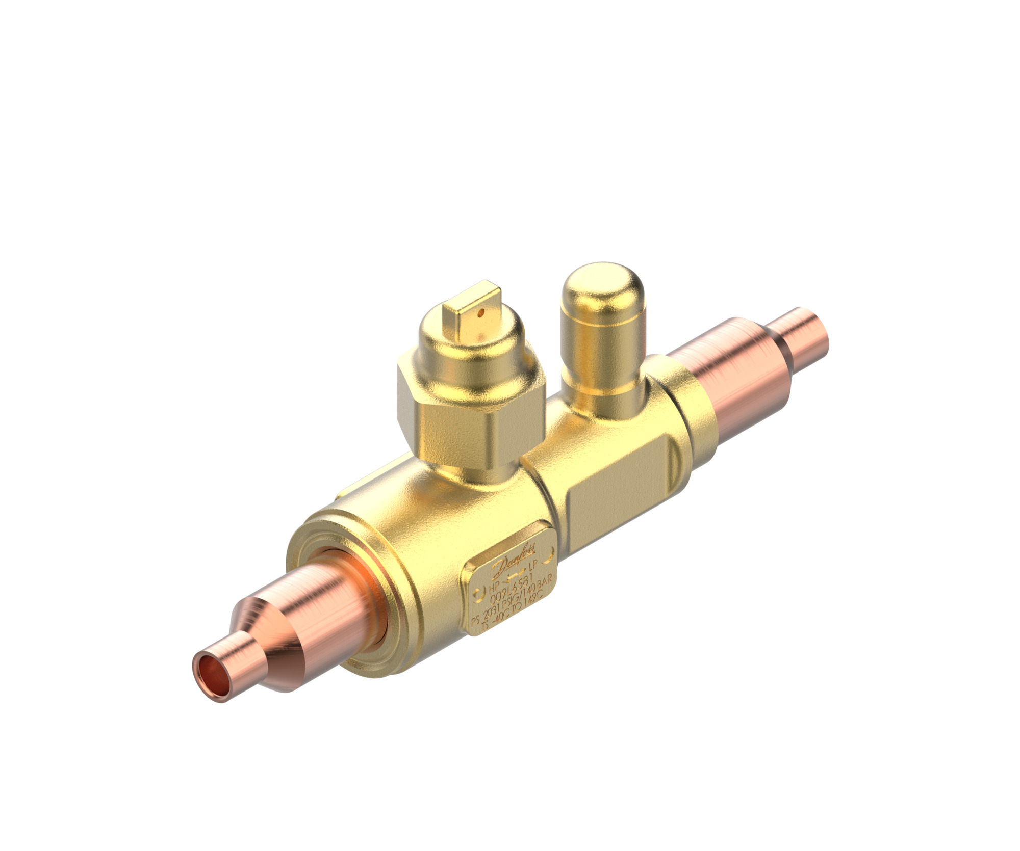 Danfoss GBCT — Запорные шаровые краны для CO2 140 бар GBCT 22s Кран шаровый 009L6589  - Вид №14