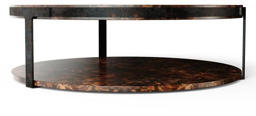 Porustudio Круглый деревянный журнальный столик sun-id-1378164 - Вид №2