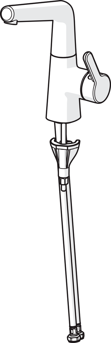 Oras 3006F-34 Смеситель для умывальника 3006F-34 Inspera Розовое золото  - Вид №6