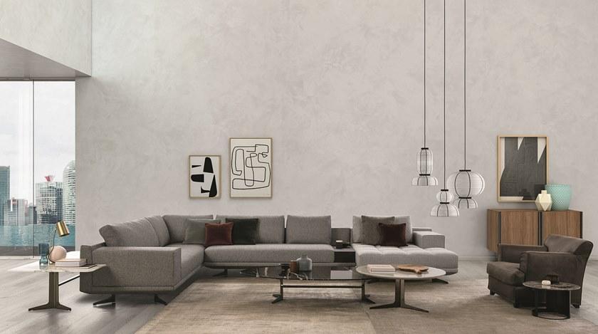 Bodema Модульный угловой диван из ткани с шезлонгом Blake sun-id-1394777 - Вид №1