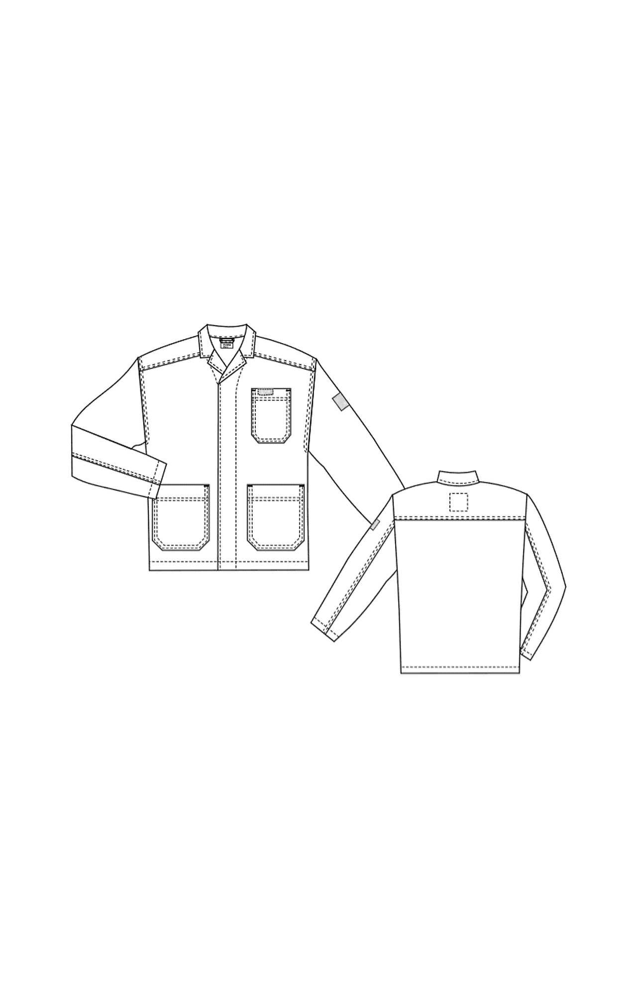 68052 Куртка  тёмно-синяя Enkel  Летняя спецодежда  размер 44-46/170-176  - Вид №1