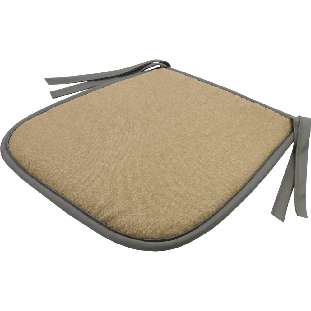 Галета для стула "Савана" 38/27x40x3 см цвет капучино LINEN WAY STLM-2149940 - Вид №1