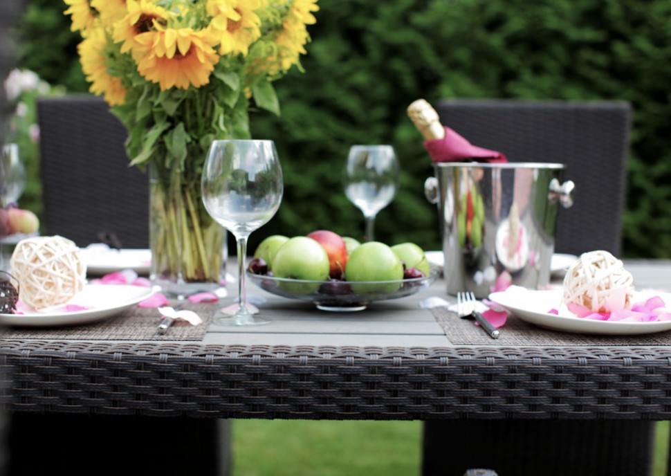 Стол обеденный уличный, ротанг Lavras BESTA FIESTA MONACO 044712 Бежевый;коричневый - Вид №2