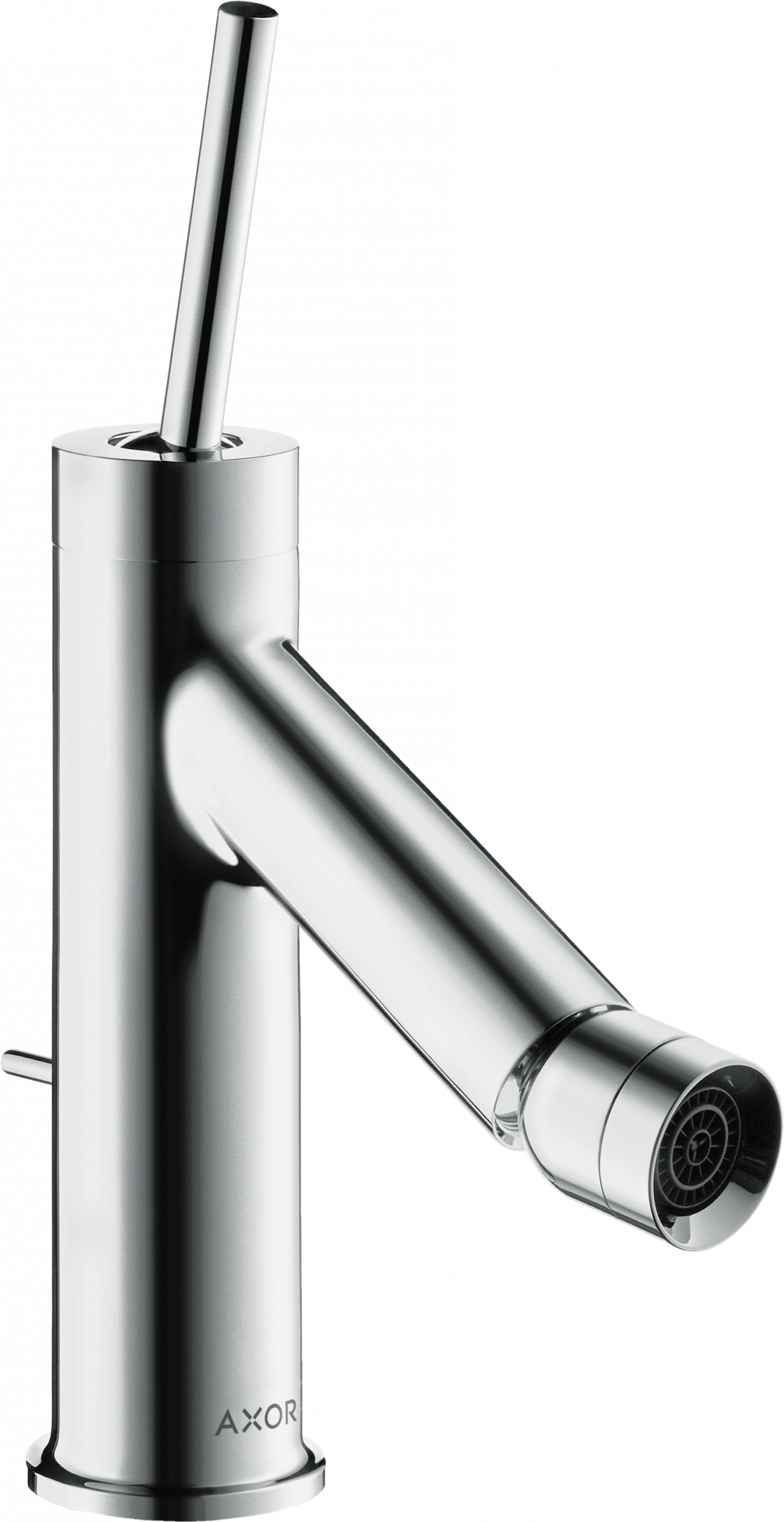 10211000 Смеситель для биде, однорычажный, со стержневой ручкой и сливным гарнитуром AXOR STARCK