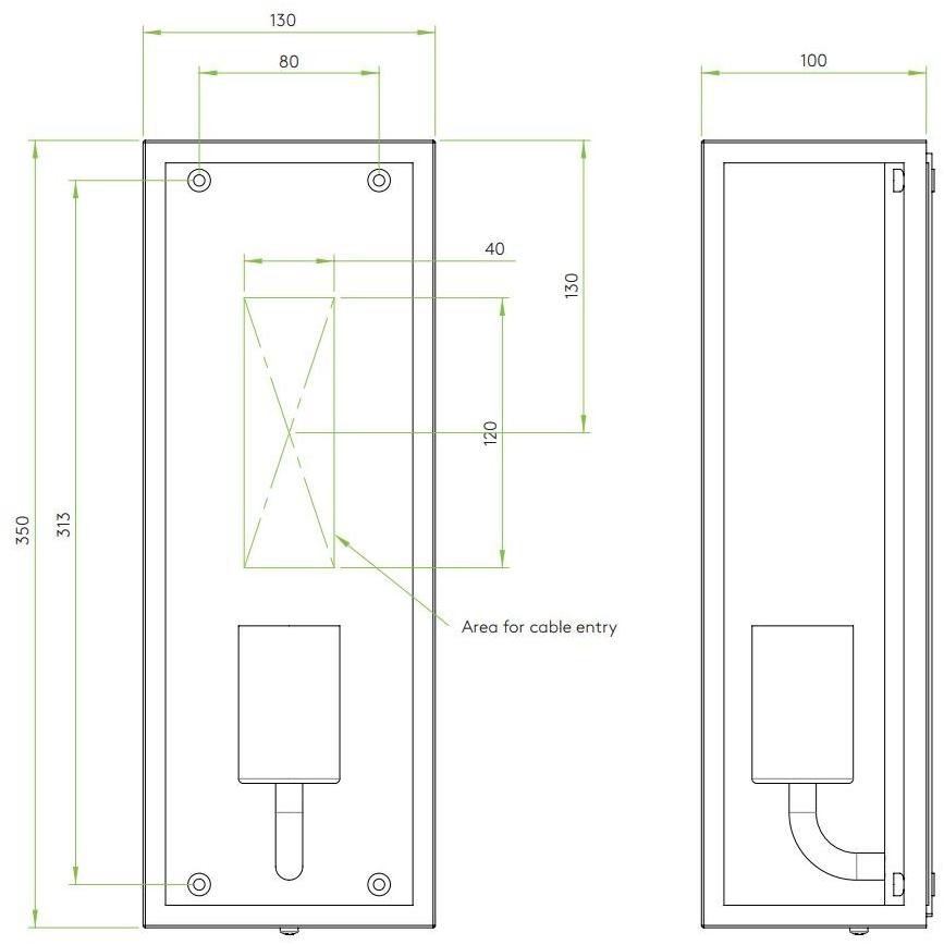 Astro Lighting Бра для наружного освещения из стали и стекла с датчиком движения  1183004  - Вид №1