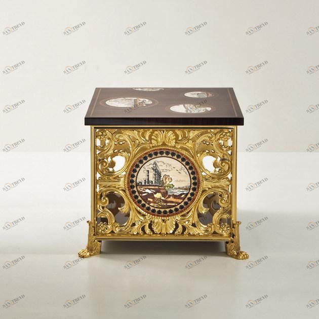 Rozzoni Низкий квадратный журнальный столик Capri sun-id-1505553