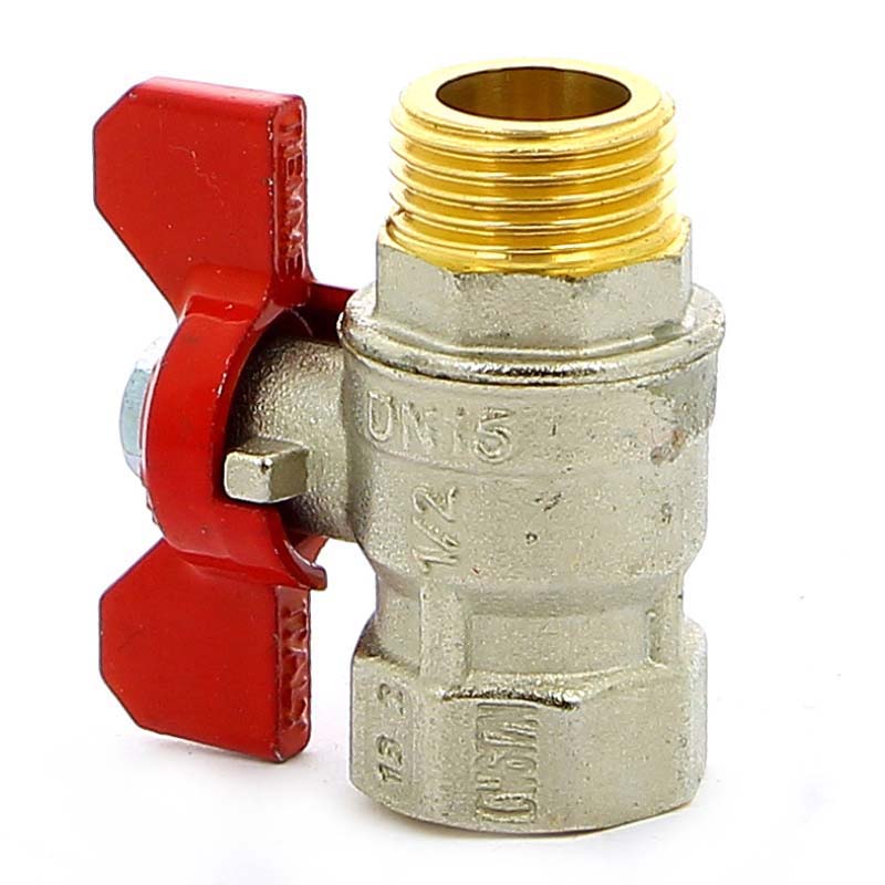 Кран шаровой НВ MISTRAL бабочка TIEMME 1/2" 2360001