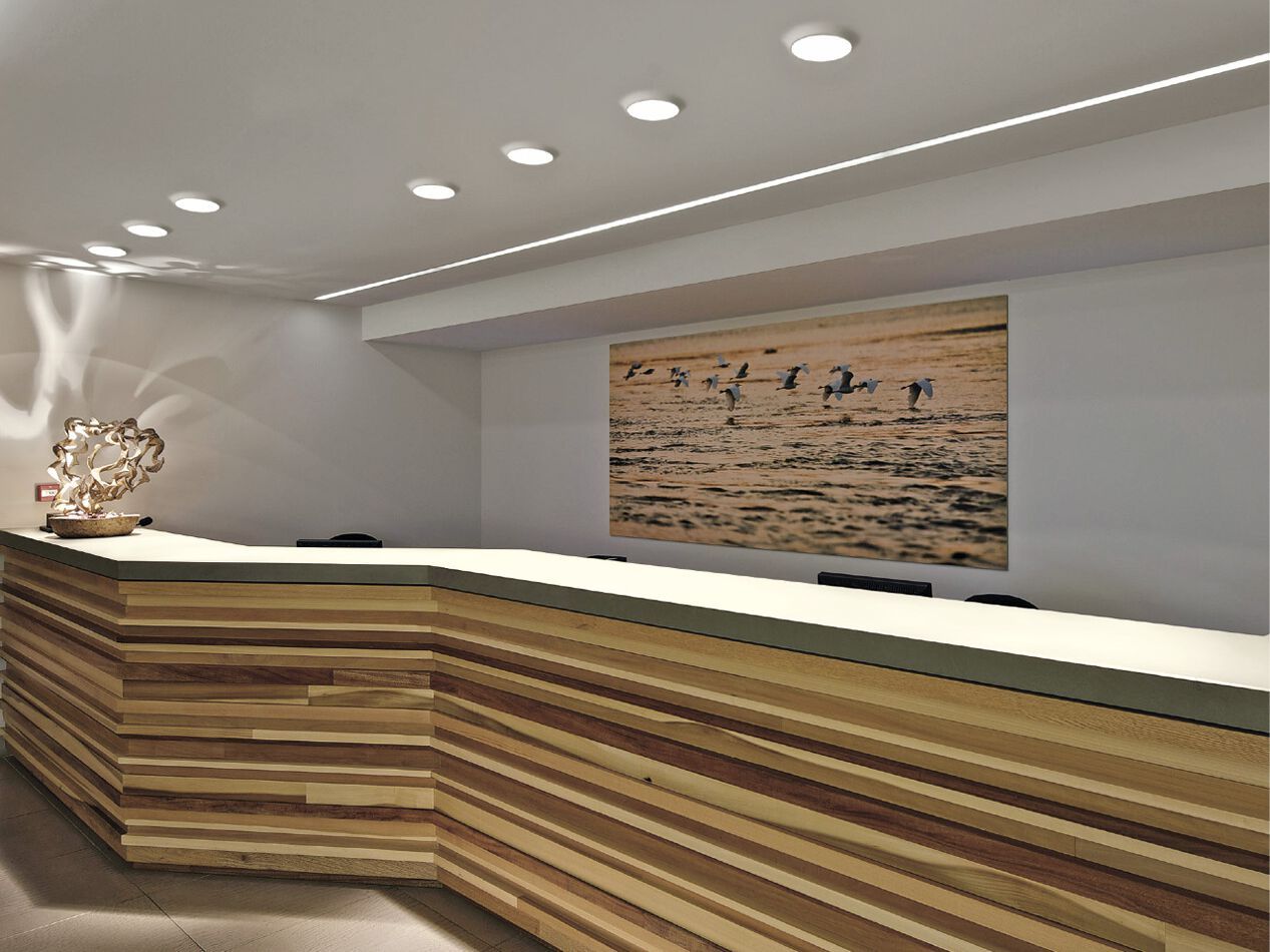 Гипсокартон круглый светодиодный светильник Linea Light Group GYPSUM_COLORING ARCH-00137507