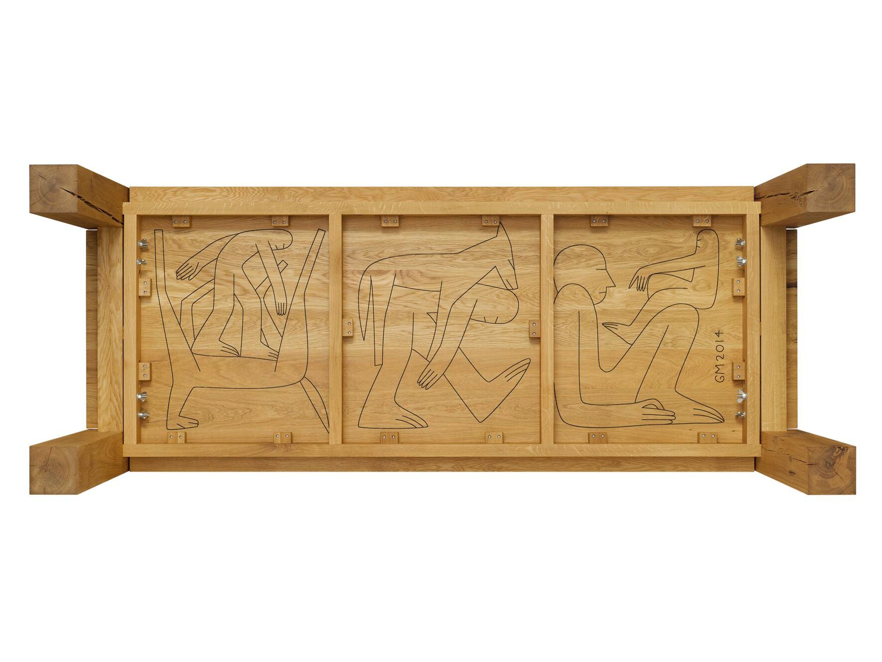 Прямоугольный дубовый стол e15 BIGFOOT™ ANNIVERSARY EDITION ARCH-00095902