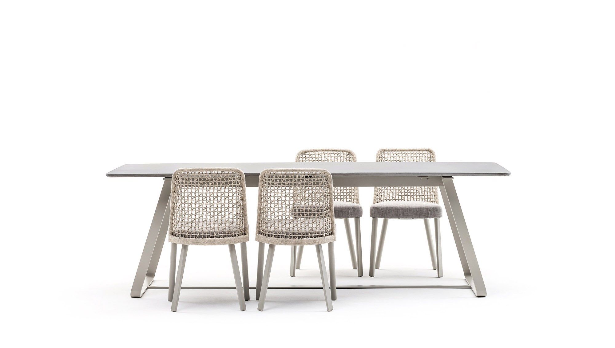 Прямоугольный стальной стол Varaschin Колонаки ARCH-00064425 - Вид №13