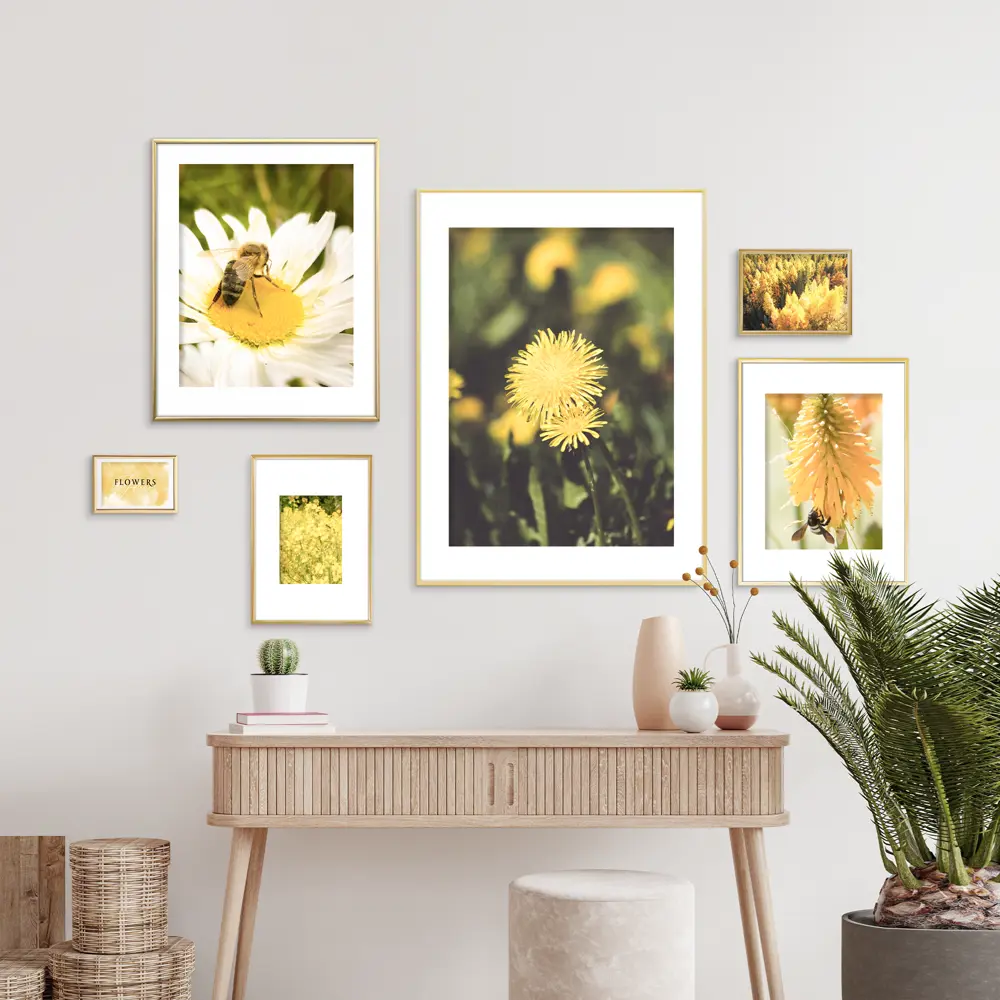 Фоторамка Kreaforta Lila золотая 15×20 см для интерьера 89398516 STLM-1584960 - Вид №3