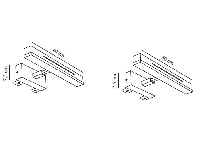 Алюминиевый и пластиковый светодиодный настенный светильник Nordlux OTIS ARCH-00092373 - Вид №1