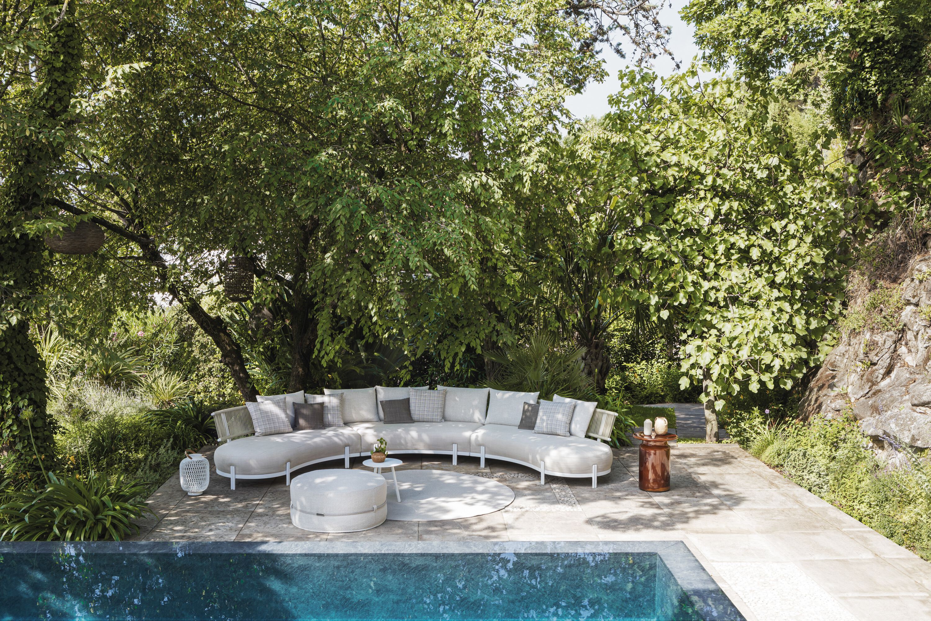 Тканевый модульный садовый диван Atmosphera Лотос ARCH-00038492 - Вид №2