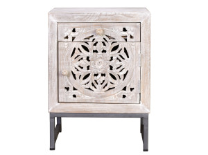 Тумбочка из манго с ящиками