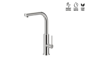 Однорычажный смеситель для кухни с поворотным изливом