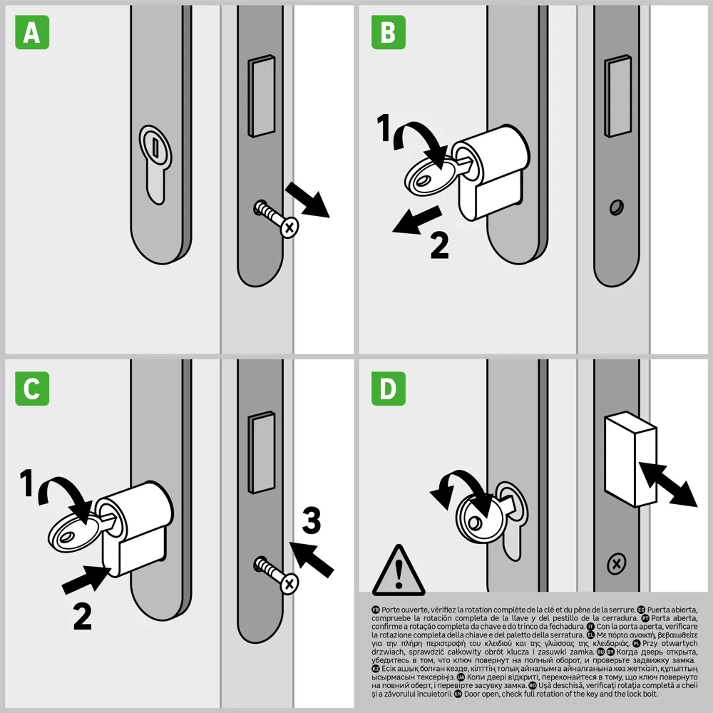 Цилиндр Standers Indoor L1 с вертушкой для межкомнатных дверей 82625288 STLM-0032175 - Вид №5