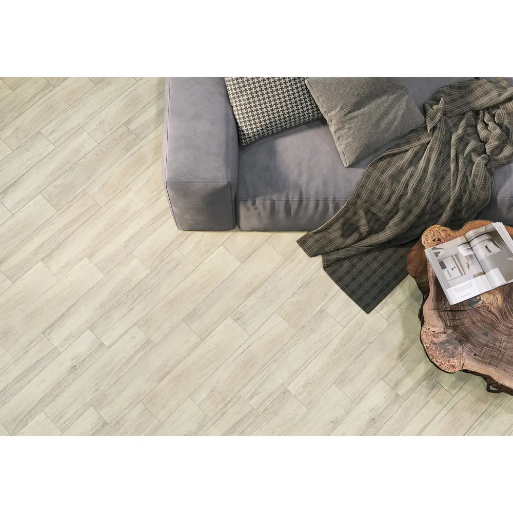 Глазурованный керамогранит Alma Ceramica Savanna 04 15.1x60.2 см 1.82 м² матовый цвет бежевый 89458847 STLM-2135453
