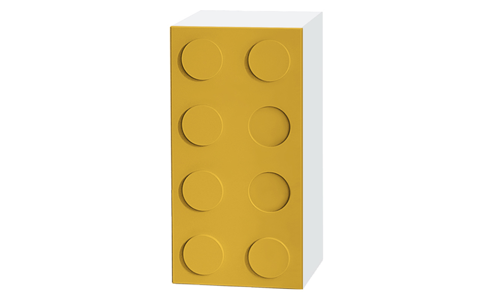 Шкаф детский однодверный "Леголенд" МАНДАРИН ЛЕГОЛЕНД 178727 Белый;голубой Santreyd  - Вид №3