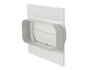 Пластина для настенного прохода с обратным клапаном