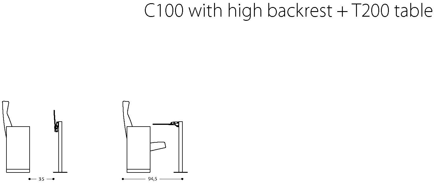 LAMM Сиденье для аудитории с клапаном sun-id-1352517 - Вид №35