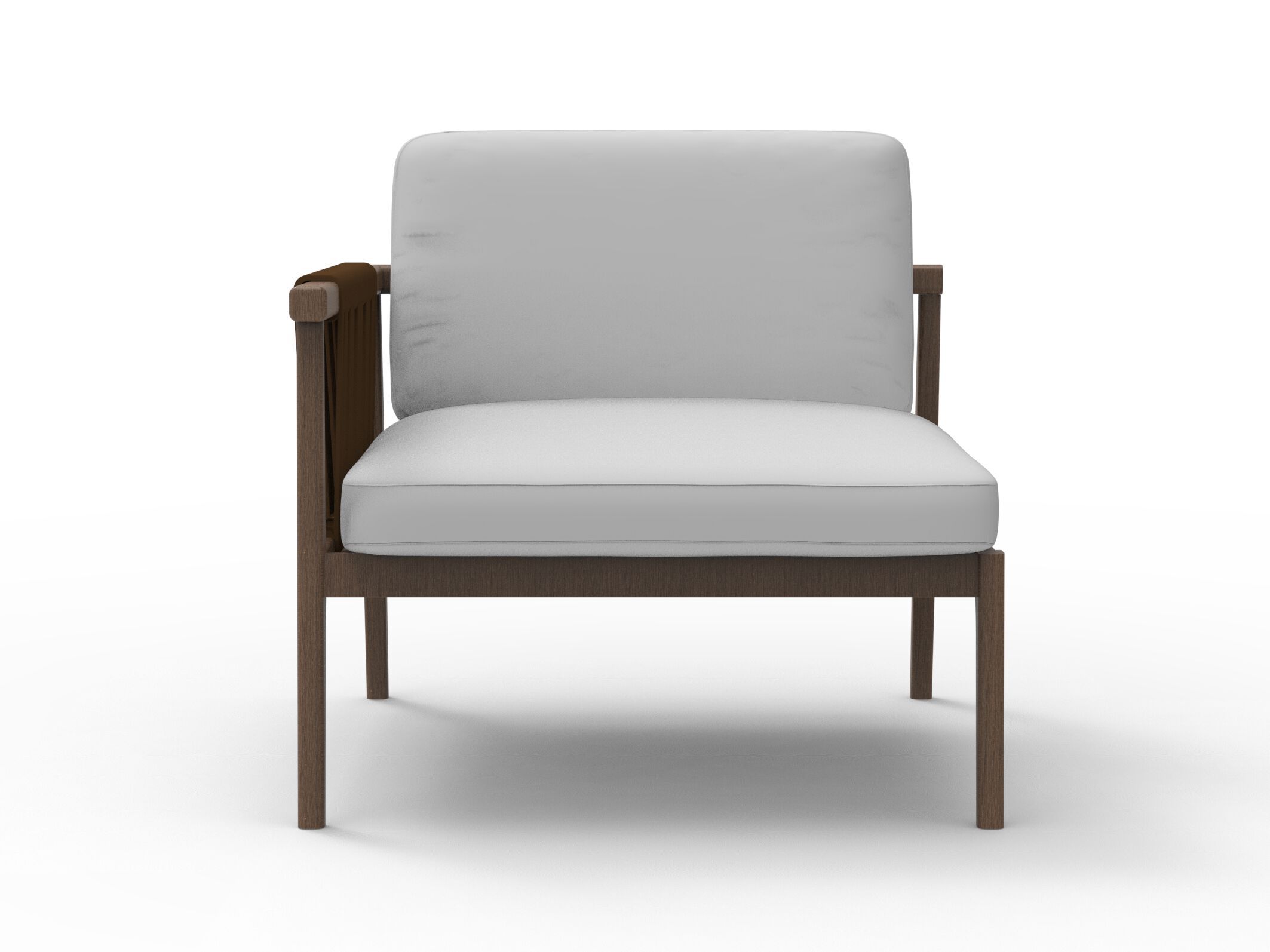 Терминальный модуль для садового дивана в iroko Rever Пантеллерия ARCH-00079674 - Вид №1