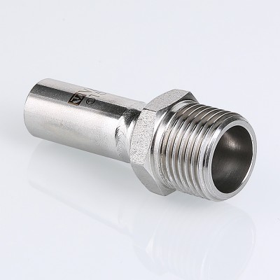 VTi.906.I.005409 Фитинг из нержавеющей стали – вставка с наружной резьбой Valtec 54 мм х 2"  - Вид №1