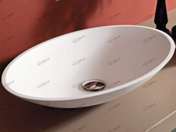 Накладная раковина на столешницу  овальная LASA IDEA Mariposa sun-id-1459122