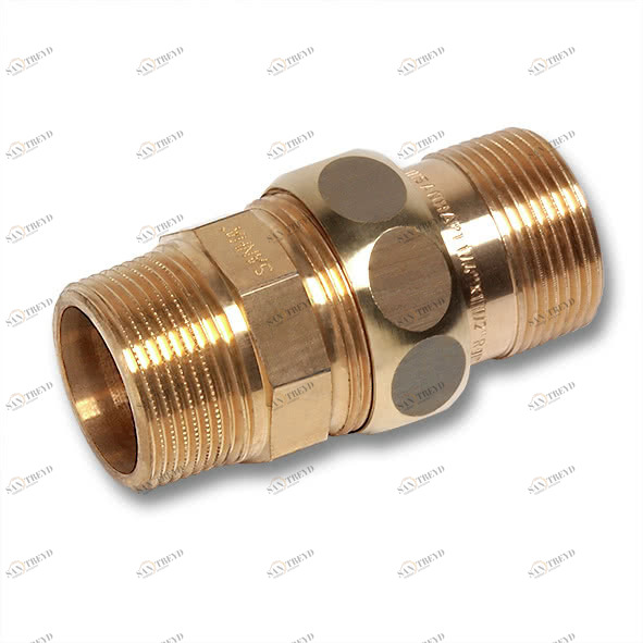 2224112R SANHA 224 компресионное соединение, сгон Об-Об, латунь 11/2 мм 