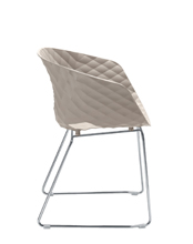 Uni-Ka 595 Кресло со стальным каркасом салазок и полипропиленовой оболочкой. Et al. Uni-ka