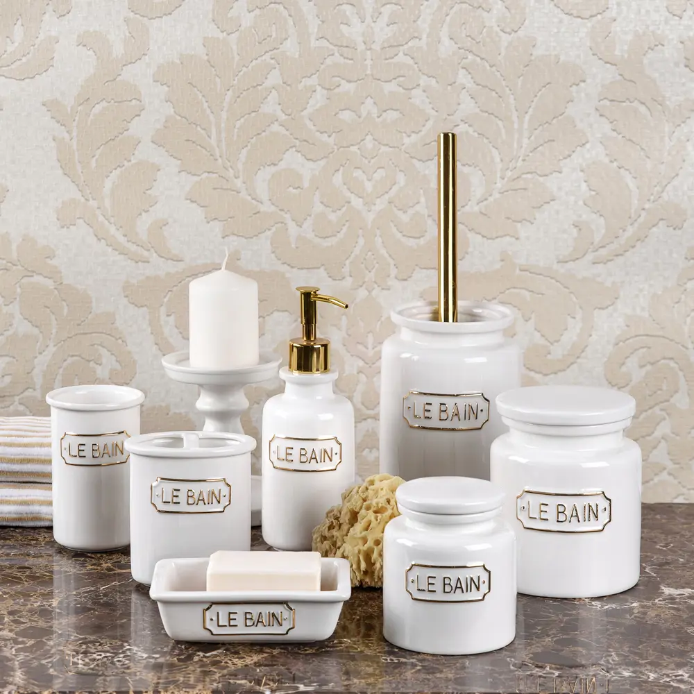 Ёршик для унитаза Wess Le Bain Blanc цвет золотой 82260751 STLM-2011252 - Вид №8