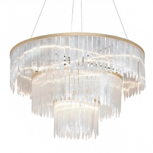 500197-01 ABHIKA ЛАМПА СЕЛЕН КРУГЛАЯ GOLD