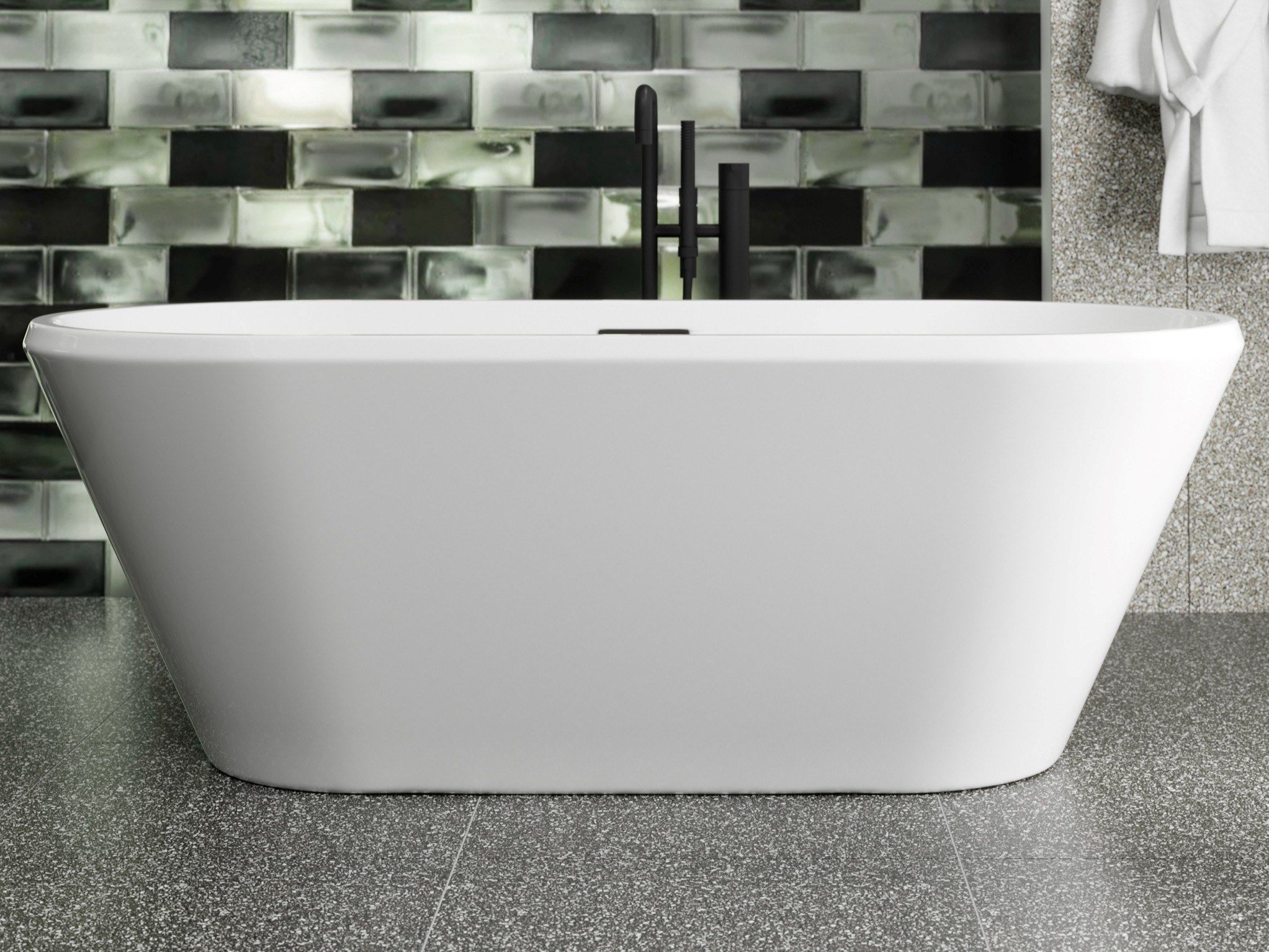 Акриловая овальная центральная ванна GSG Ceramic Design Cruise ARCH-00123080