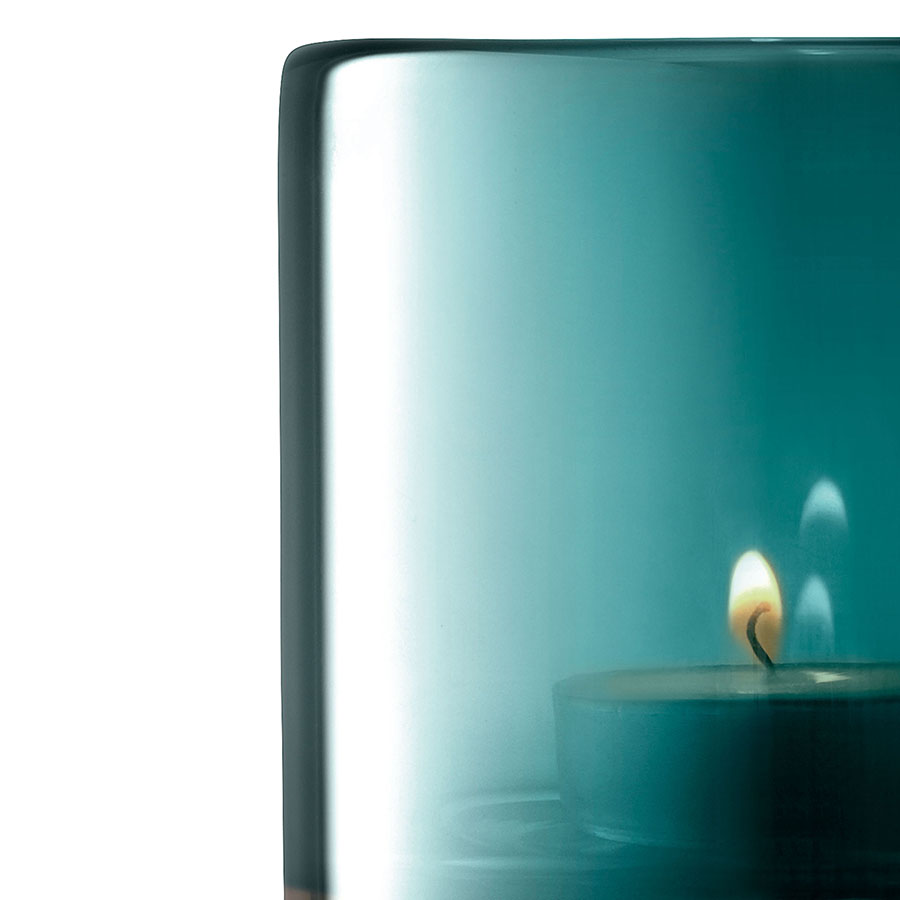 G1662-08-142 Подсвечник signature, epoque, 8,5 см, зеленый LSA International  - Вид №5