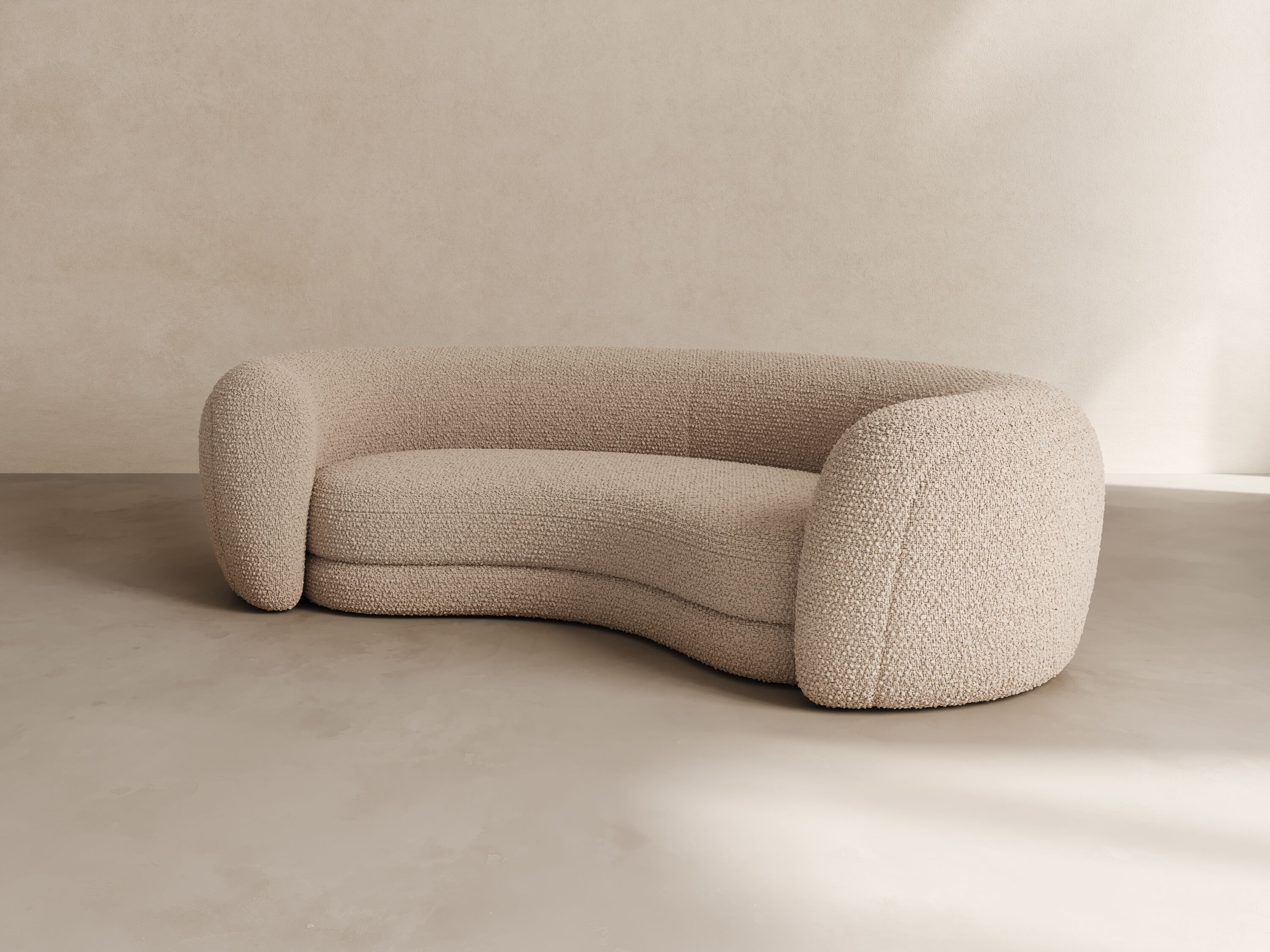 3-местный изогнутый тканевый диван Paloma Editions Palace ARCH-00140235 - Вид №1