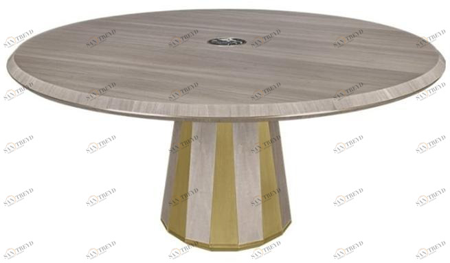 FRATO Круглый обеденный стол из дерева  Ffu130010aaa 