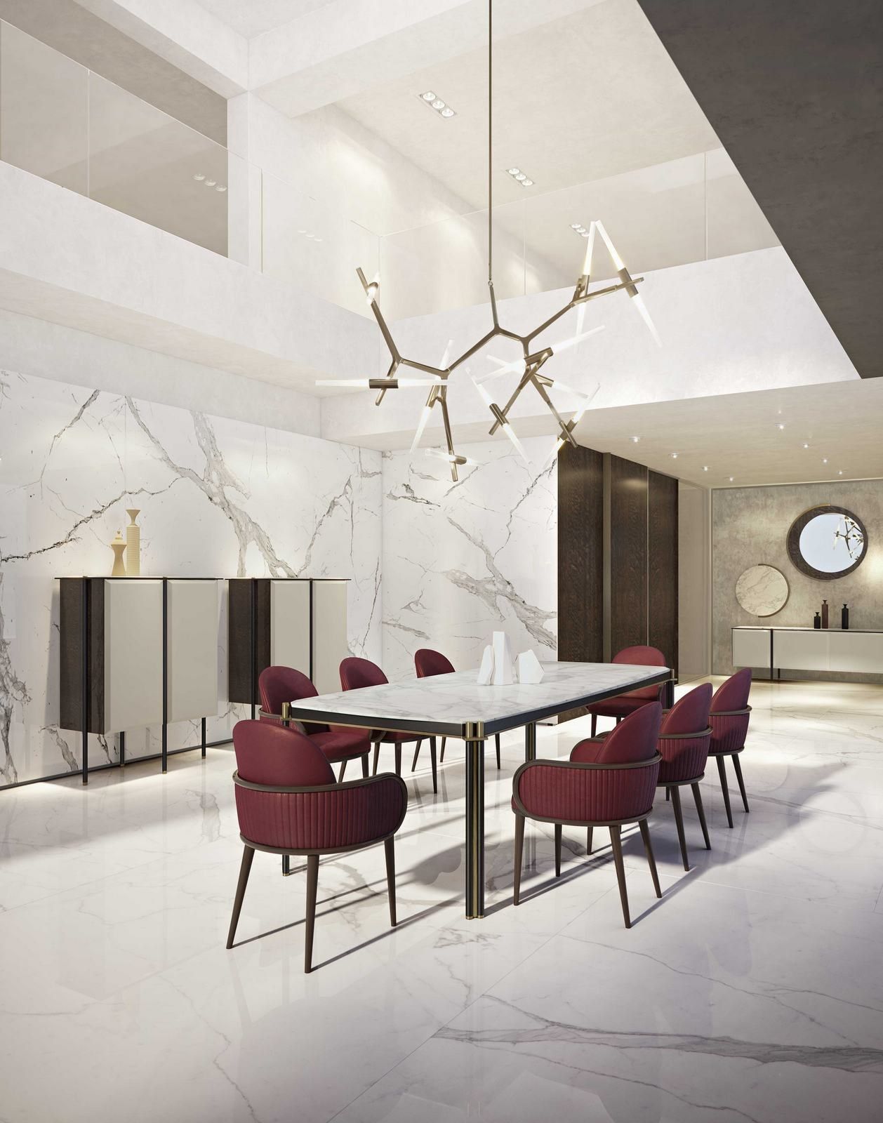 Мраморный прямоугольный стол для гостиной Capital Collection TUDOR ARCH-00030314 - Вид №4