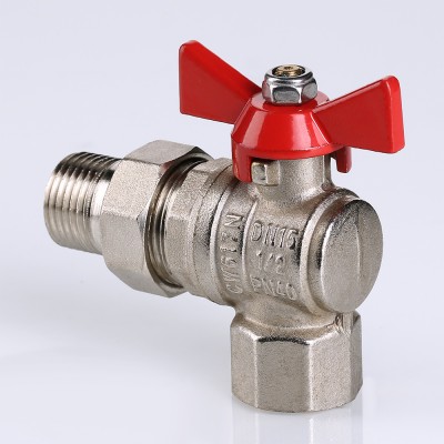 VT.228.N.05 Кран шаровой VALTEC BASE угловой с полусгоном Valtec 3/4"  - Вид №5