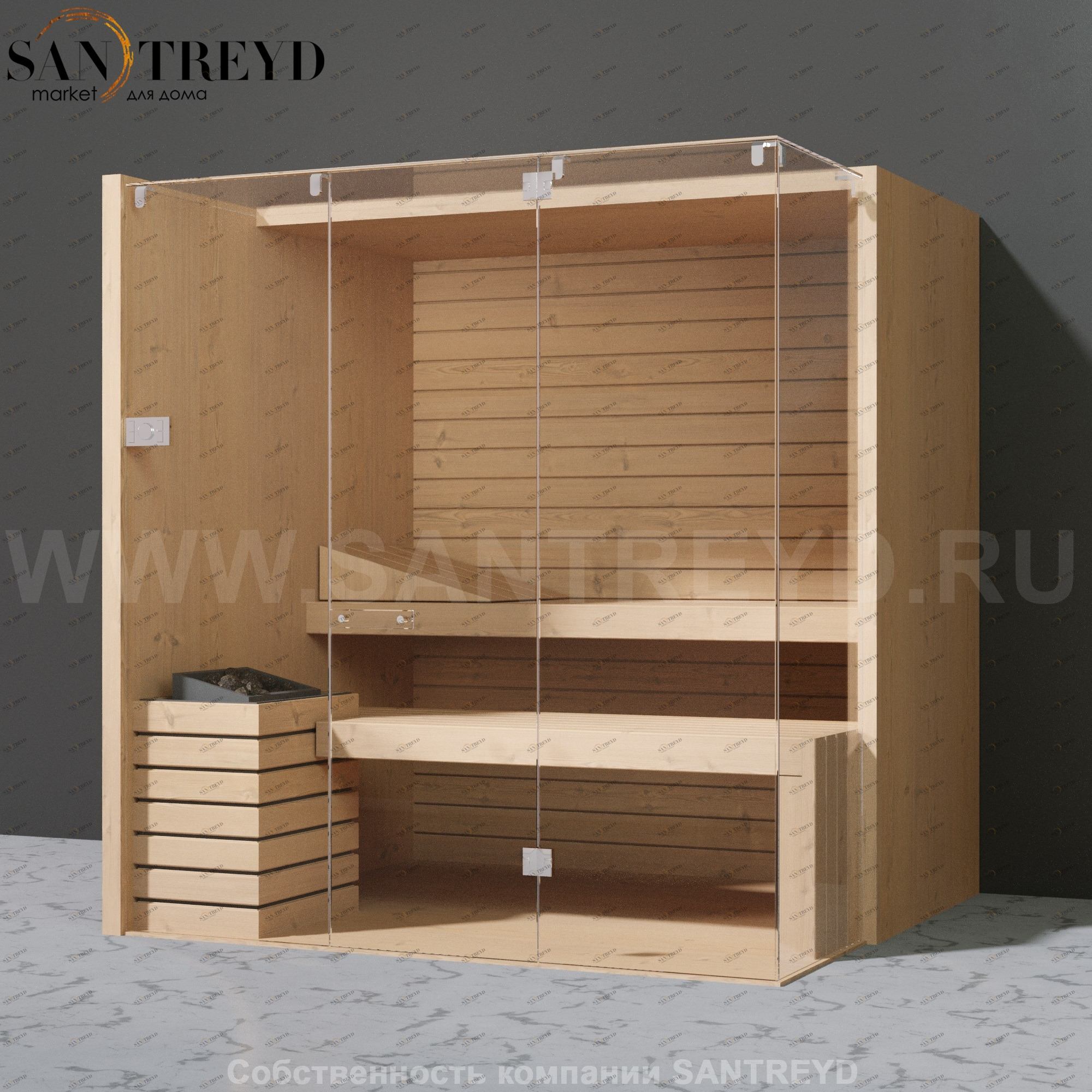 Effegibi SKY CORNER 80 SA55400019 Сауна. Мощность: 8 кВт макс. Размеры: длина 200 см, ширина 180 см. Отделка: канадский хемлок.