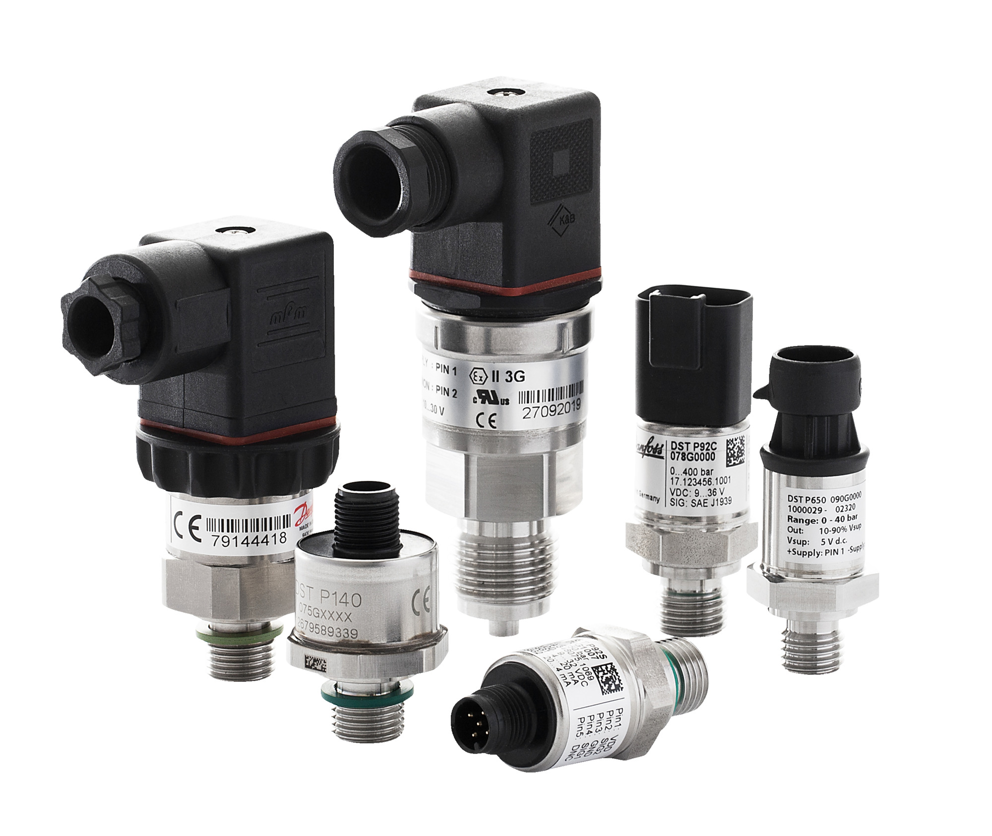 Danfoss DST P40I — преобразователи (датчики) давления для агрессивных сред DST P40I Преобразователь давления 078G5011  - Вид №13