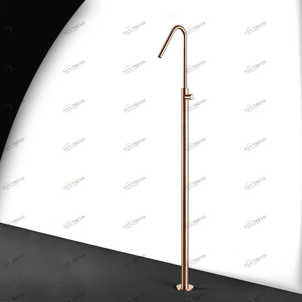 Смеситель для раковины HIRO HIR14R розовое золото Radomonte