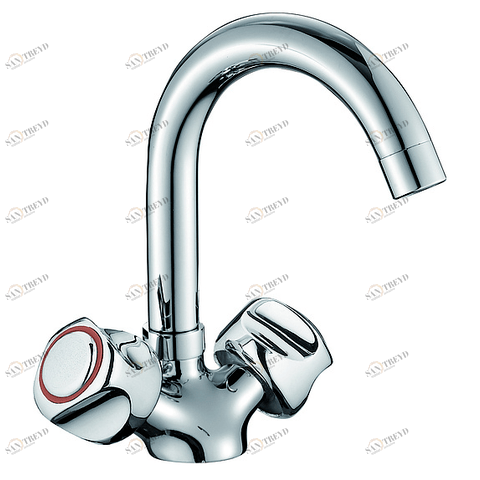 Orange Classic R M73-011cr двухвентильный смеситель для раковины R-излив Хром sun-id-1517066