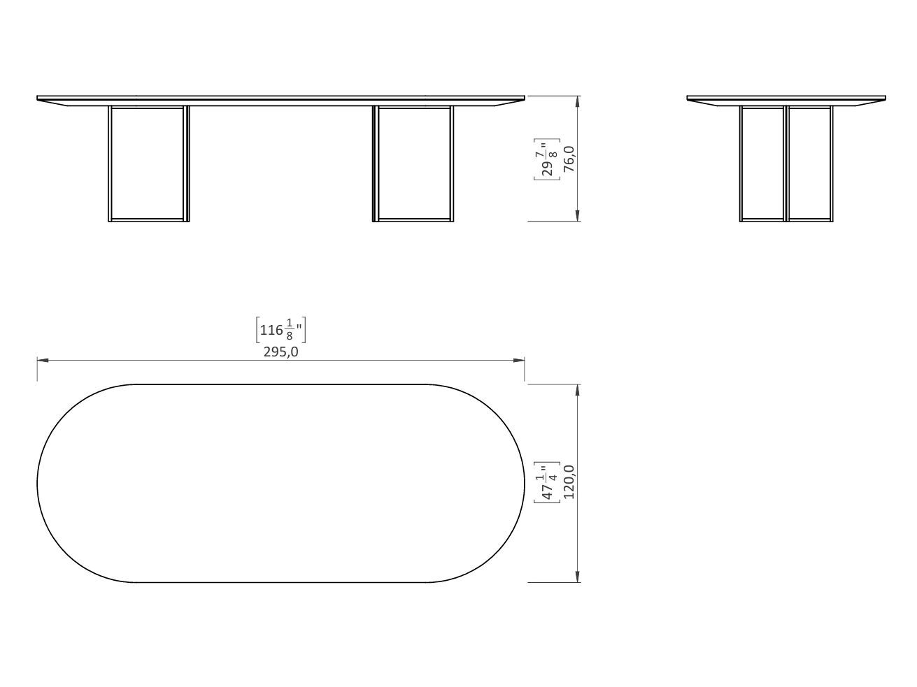 Овальный обеденный стол Casa Magna Essence ARCH-00105503 - Вид №8