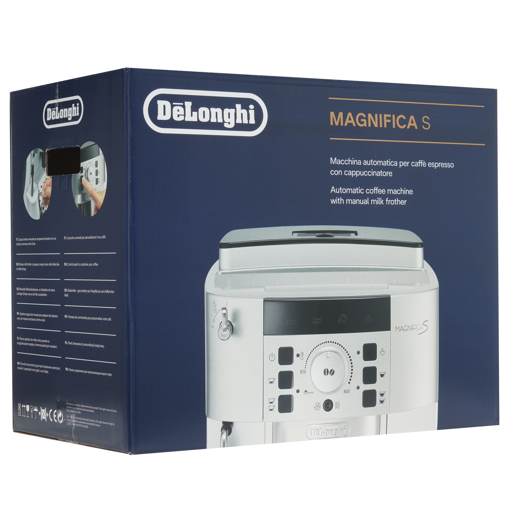 5418510 Кофемашина автоматическая DeLonghi ECAM 22.115.B черный STDN-0110417 - Вид №7