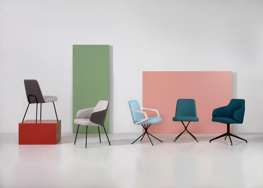 Мягкое кресло на козелке с подлокотниками Nuzzle metal Santreyd sun-id-1503687 - Вид №1