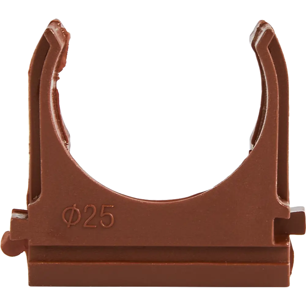 Крепеж-клипса Santreyd для труб 25 мм, цвет бук, 10 шт 88582229 STLM-1431697 - Вид №2