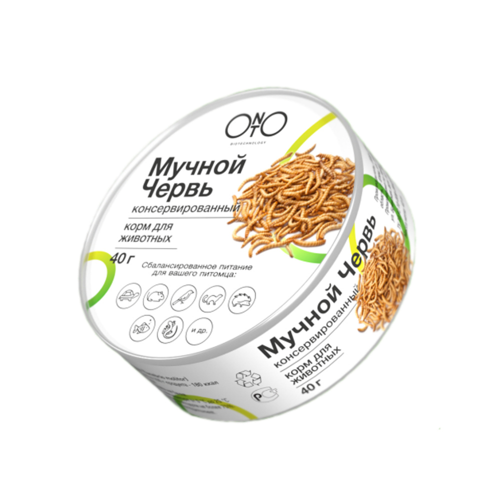 ПР0058877 Мучной червь консервированный , 40 г ONTO 