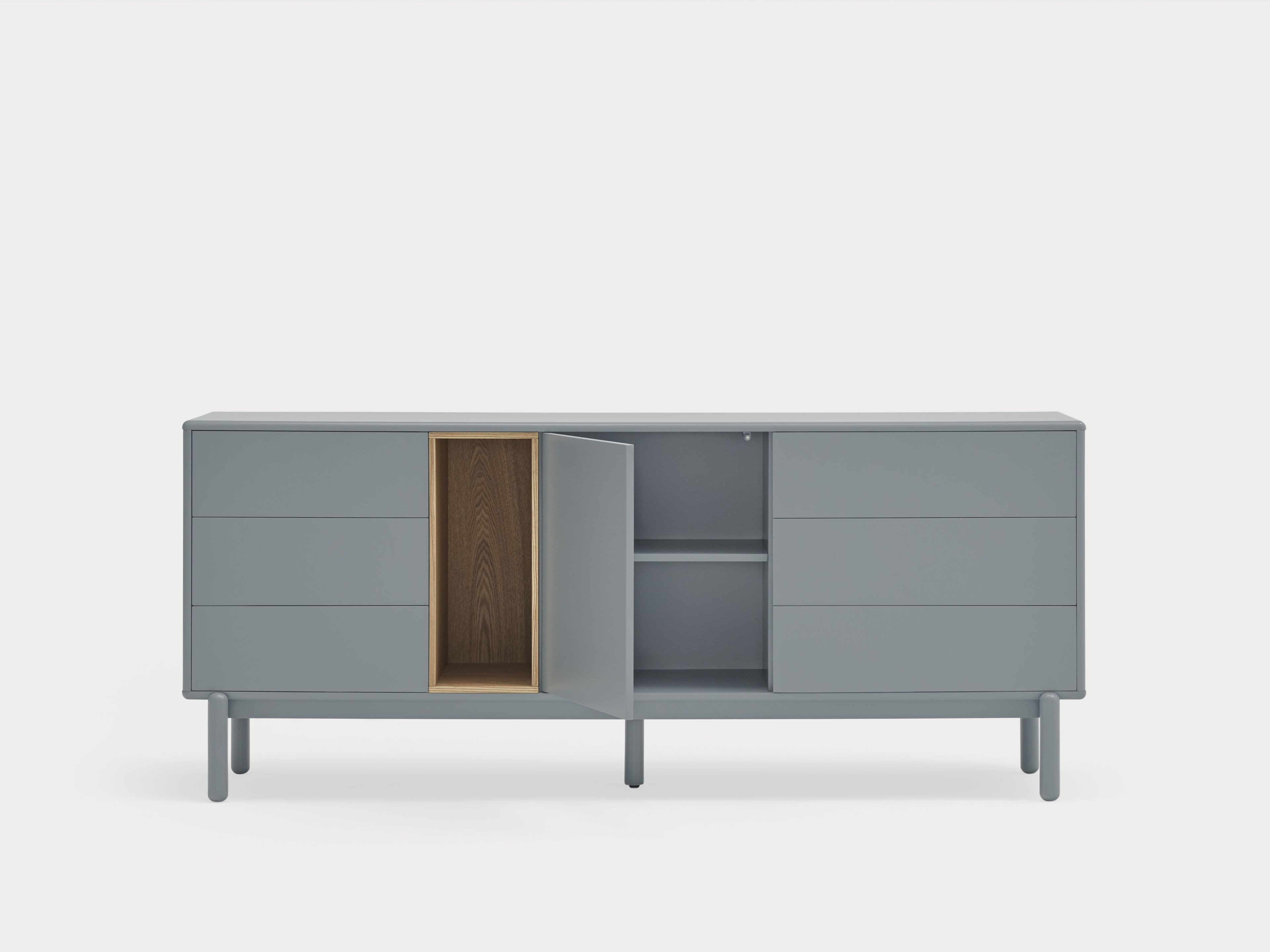 Шкаф из МДФ с распашными дверцами и ящиками TEULAT Corvo ARCH-00138554 - Вид №2