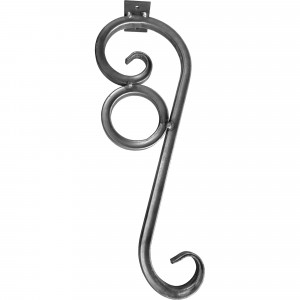 82104181 Ножка для табурета 420 мм, сталь, цвет серый