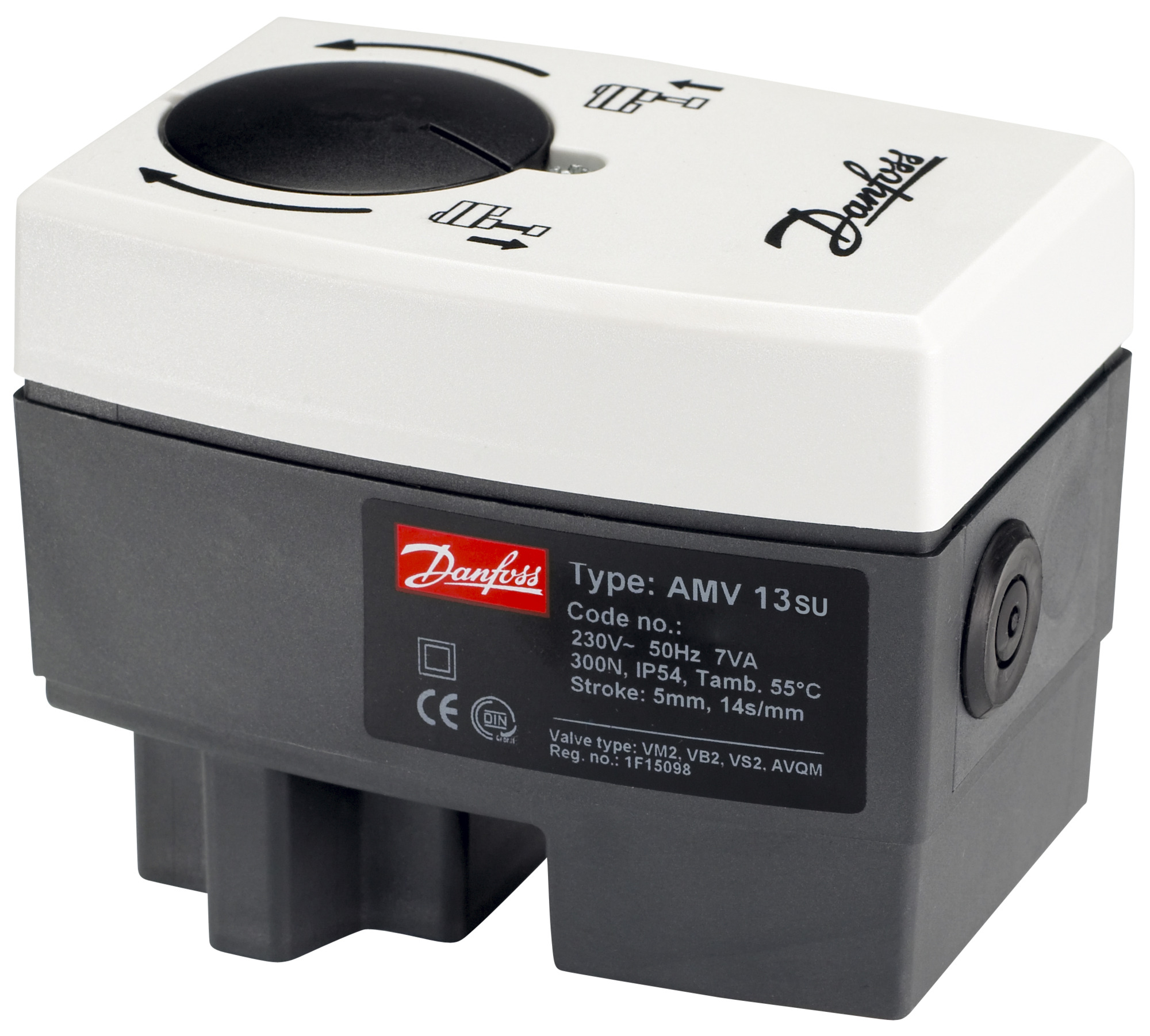 Danfoss Редукторные электроприводы с аналоговым управлением AME 445 электропривод 24В 082H0053  - Вид №7